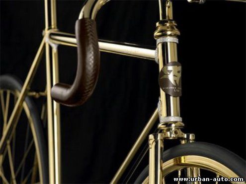 Золотой велосипед от Aurumania
